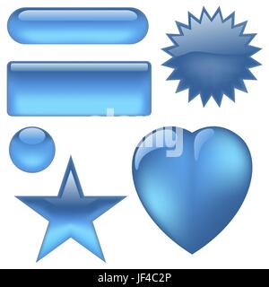 blue, glass, chalice, tumbler, cup, object, isolated, reflection, illustration, Stock Vector