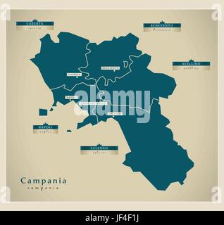 graphic, modern, modernity, europe, card, region, vector, atlas, map of the Stock Vector