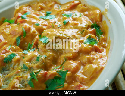 Chicken in an Indian style Stock Photo