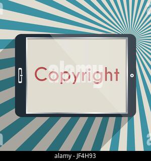 right, claim, IP, copyright, brand, mildew, property, ownership, protected, Stock Vector