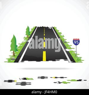 sign, signal, blue, isolated, model, design, project, concept, plan, draft, Stock Vector