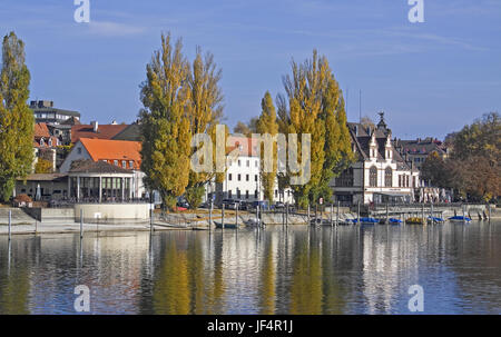 Seerhein Konstanz at Lake Constance Stock Photo