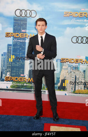 Tom Holland  06/28/2017 The World Premiere of 'Spider-Man: Homecoming' held at the TCL Chinese Theatre in Los Angeles, CA   Photo: Cronos/Hollywood News Stock Photo