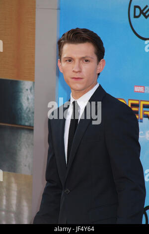 Tom Holland  06/28/2017 The World Premiere of 'Spider-Man: Homecoming' held at the TCL Chinese Theatre in Los Angeles, CA   Photo: Cronos/Hollywood News Stock Photo