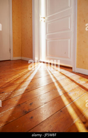 Light coming through open door Stock Photo