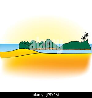travel, holiday, vacation, holidays, vacations, tourism, beach, seaside, the Stock Vector