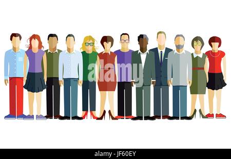 woman, profile, humans, human beings, people, folk, persons, human, human Stock Vector