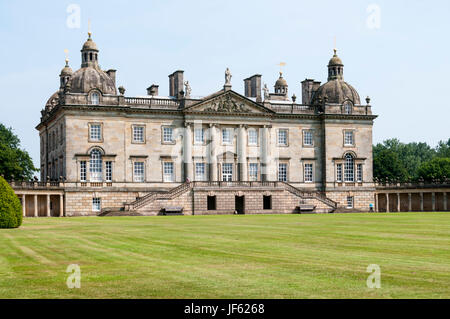 Houghton Hall in West Norfolk, built for Robert Walpole in 1722-1735. Stock Photo