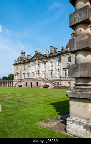 Houghton Hall in West Norfolk, built for Robert Walpole in 1722-1735. Stock Photo