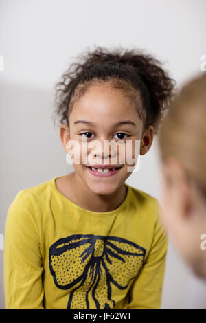 Portrait of smiling girl Stock Photo