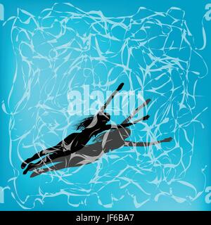 blue, motion, postponement, moving, movement, sport, sports, relaxation, Stock Vector