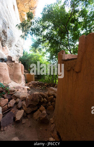 Troglodyte village, Burkina faso Stock Photo