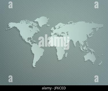 World Map Stock Vector