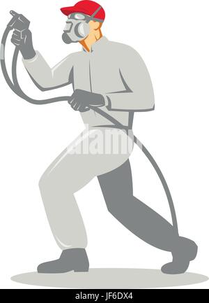 graphics, colour, industrial, male, masculine, painting, illustration, paint, Stock Vector