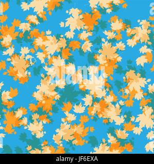 Maple seamless pattern Stock Vector