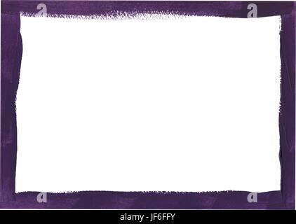 Violet grunge frame Stock Vector