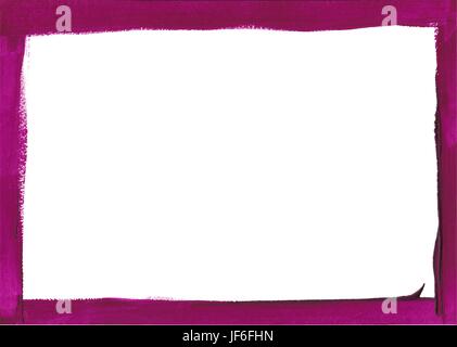 Violet grunge frame Stock Vector