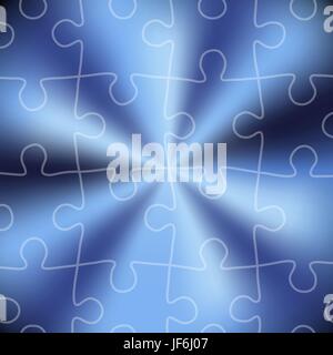 Blue puzzle abstract background Stock Vector Image & Art - Alamy