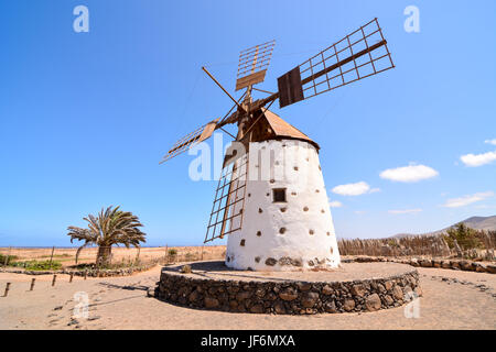 Classic Vintage Windmill Building Stock Photo