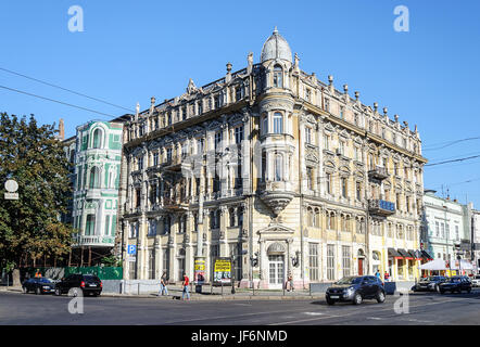 Old residential building in Odessa Stock Photo