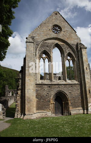 Valle Crucis Abbey near Llangollen Stock Photo