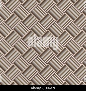 Vector metal gold texture. Golden abstract background with square details. Seamless pattern with golden tiles , shiny and volume effect Stock Vector