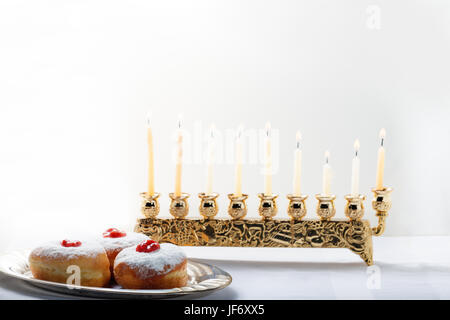 Sufganiyot for Hanukkah Stock Photo