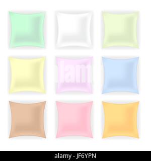 Colorful Pillows Stock Vector