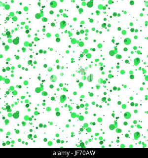 Vector seamless background. spattered green paint Stock Vector