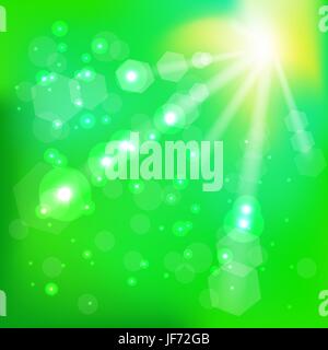 Abstract Blurred Sun Background for Your Design Stock Vector