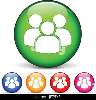 humans, human beings, people, folk, persons, human, human being, button, Stock Vector