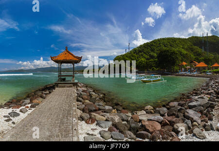 Candidasa Beach - Bali Island Indonesia Stock Photo