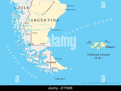 islands, america, argentina, england, south, chile, islands, pacific, salt Stock Vector