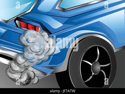 smoke, smoking, smokes, fume, danger, environment, enviroment, traffic, Stock Vector