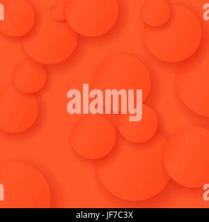 Abstract Red Circle Background. Stock Vector