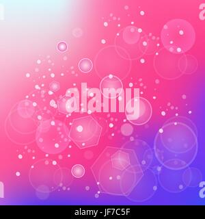 Blue Pink Abstract Background Stock Vector
