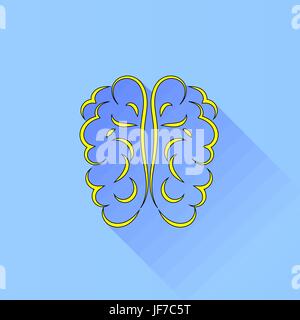 human brain icon Stock Vector Image & Art - Alamy