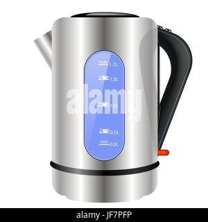 Modern Electric Kettle Icon Stock Vector