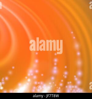 Abstract Orange Blurred Wave Background Stock Vector