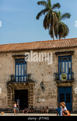 PLAZA DE ARMAS - HAVANA CUBA Stock Photo