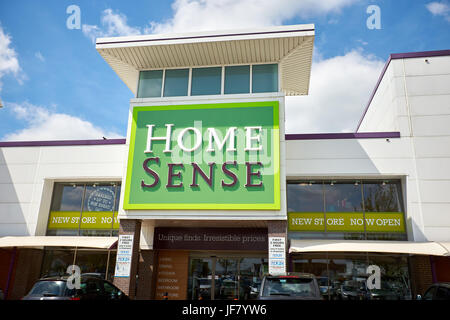 General view of the Home Sense store in Aylesbury, part of the TJX Companies group which also owns TK Maxx Stock Photo
