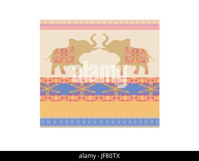 blue, detail, art, composition, graphic, elephant, vintage, illustration, Stock Vector