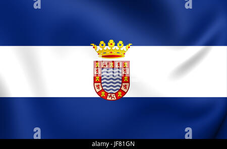 Jerez de la Frontera Flag Stock Photo