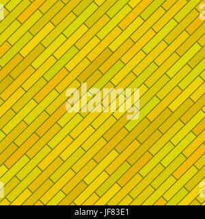 Yellow Brick Texture. Old Yellow Brick Background. Stock Vector