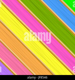Colorful Wood Background. Abstract Colored Planks Patten. Stock Vector