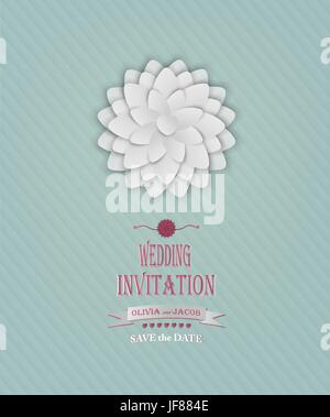 Wedding Invitation Stock Vector