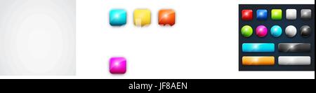 Web elements Stock Vector