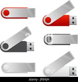 USB flash drive Stock Vector
