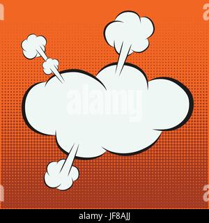 Speech Bubble in Pop-Art Style Stock Vector