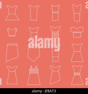 Women Icons Set Stock Vector Image & Art - Alamy